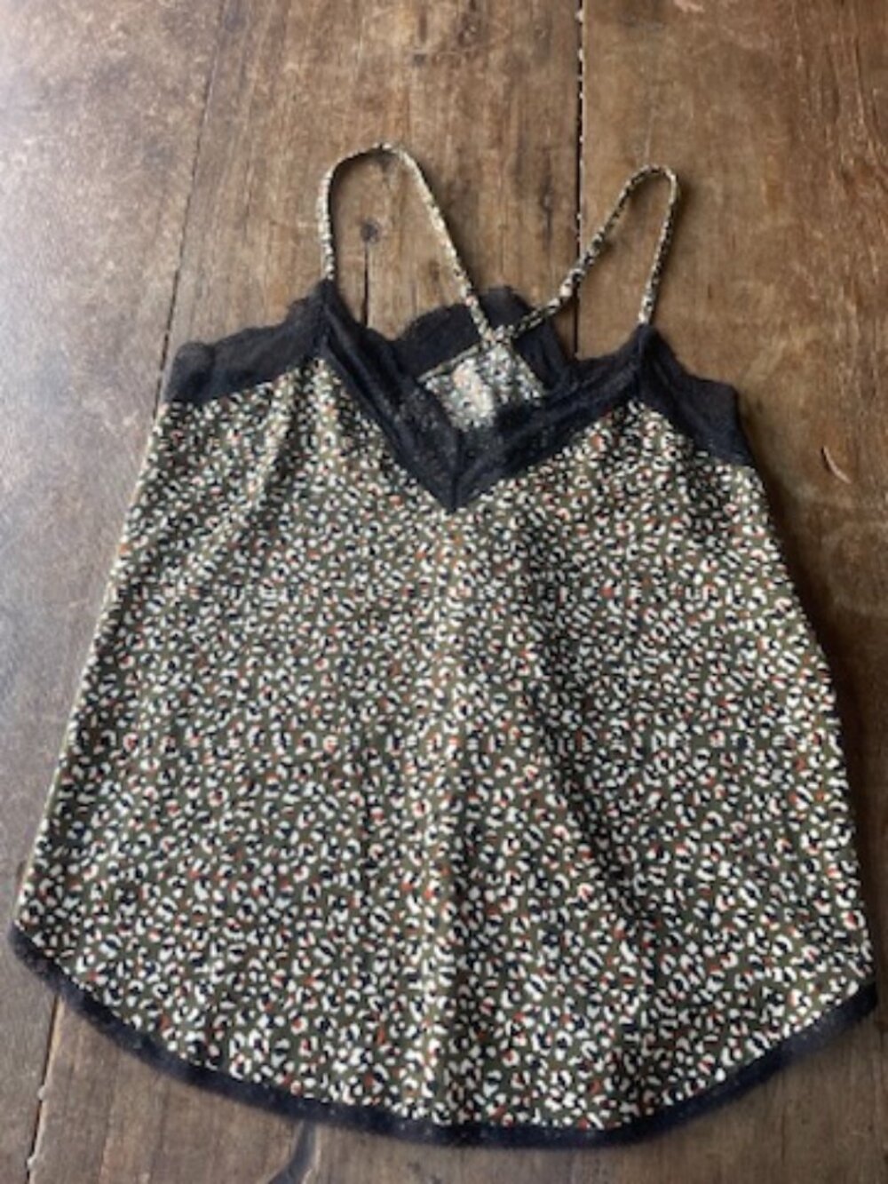 Camo Printed Camisole  I  Size S/M